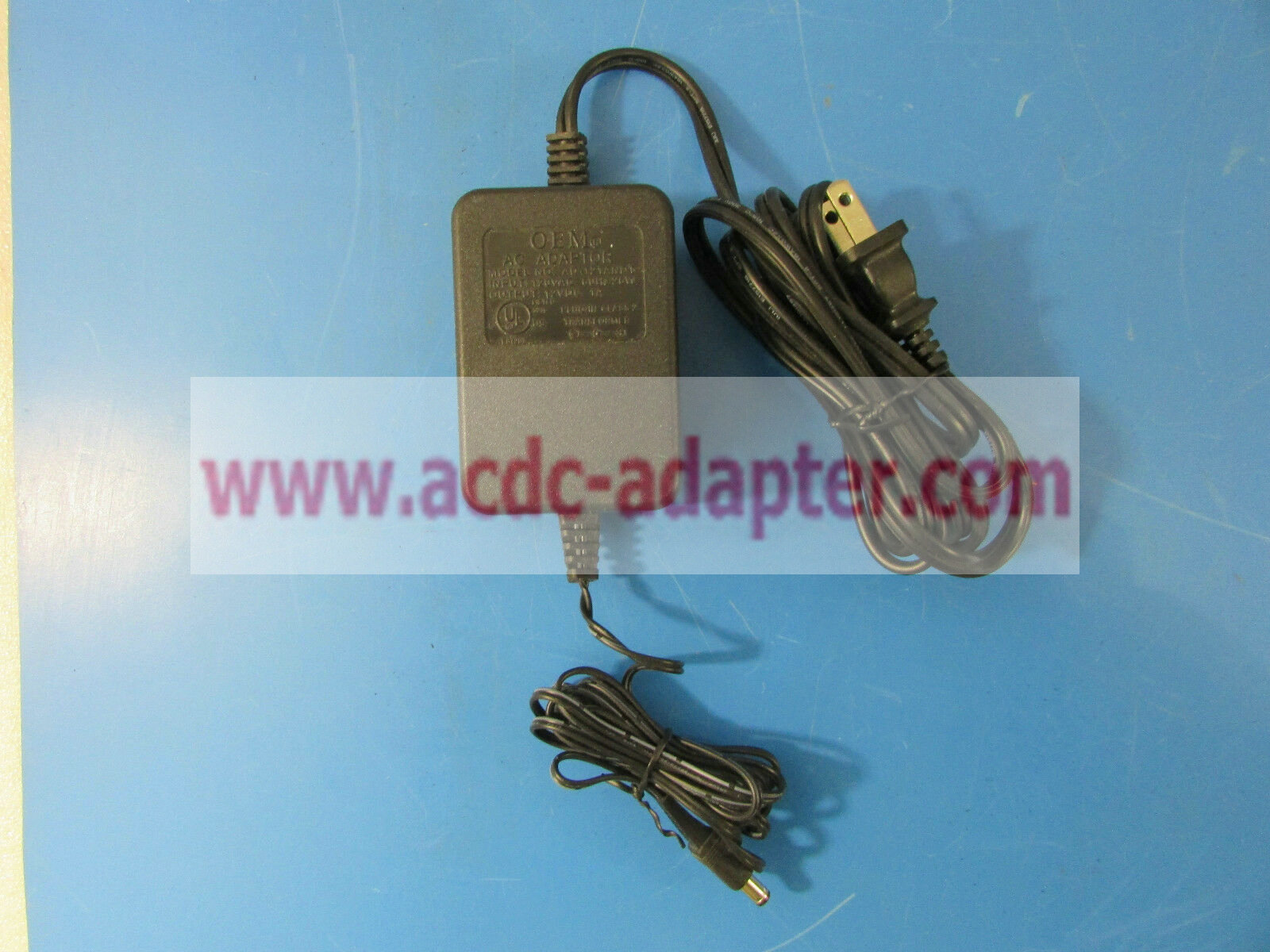 NEW 12VDC 1A AD-121ANDT AC Adapter Power Supply Plug-In Class 2 Transformer - Click Image to Close